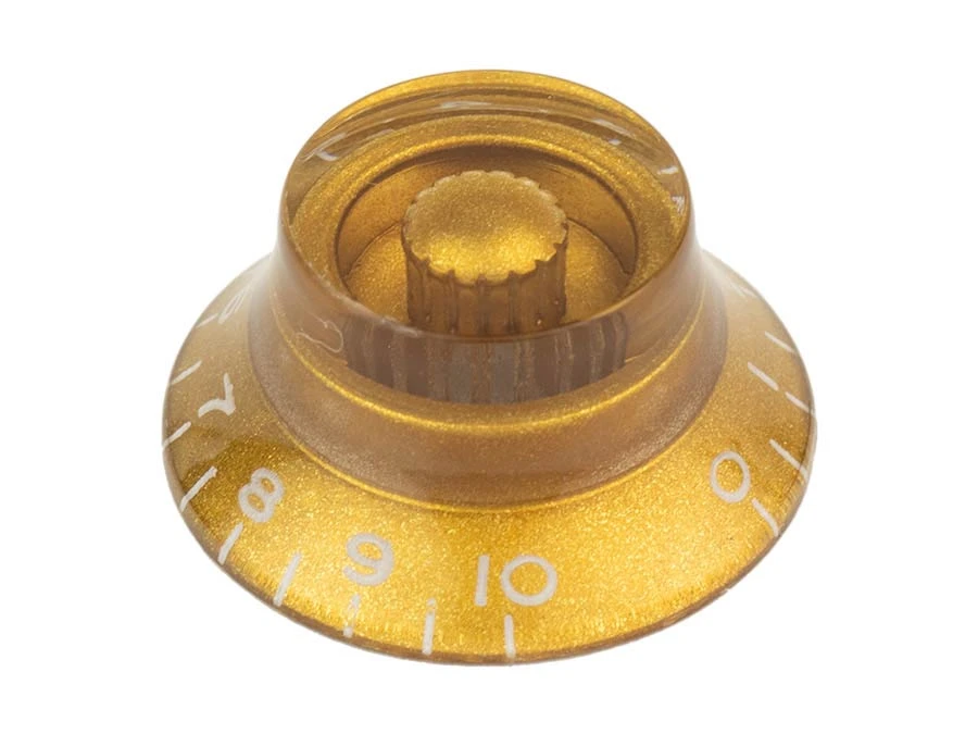 Potiknopf G-Type US bell knob gold